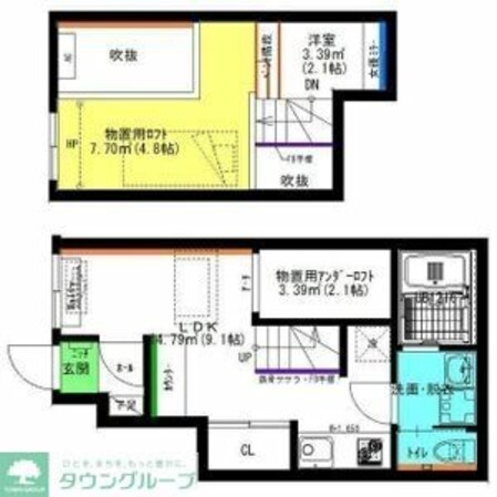 Raffine賑町(ラフィネ賑町)の物件間取画像